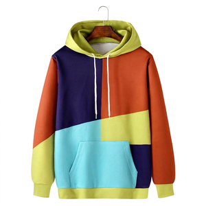 Sudaderas Casuales 100% Poliéster, Forro Polar de Invierno, Transpirables, Ecológicas, Estilo Urbano, Corte Regular, Diseño con Bolsillo con Letras, Lavado Ácido - Product Image 1