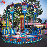 Attraction rotative Fair Ride Spiral Jet Spiraljet pour 16 personnes, diamètre 8m, 380V 15KW, en PRV, pour le développement de sites touristiques