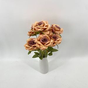 Artificial <b>Diamond</b> Roses 9-Head High <b>Simulation</b> For Weddings Bouquets Homes Hotels Photography - Product Image 3