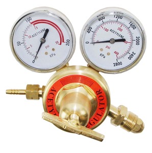 Regulador de Oxígeno y Acetileno de Latón de Servicio Medio, Presión Máxima de Entrada de 20000 Kpa, Modelo JGR-20A para Kits de Soldadura Portátiles - Product Image 2