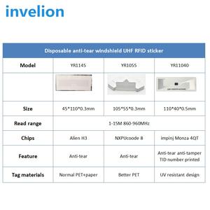 Jarak jauh epc kelas 1 <span class=keywords><strong>gen</strong></span> <span class=keywords><strong>2</strong></span> mobil <span class=keywords><strong>uhf</strong></span> <span class=keywords><strong>rfid</strong></span> kaca depan: stiker label anti tamper parkir access control pasif programmable - Product Image 3