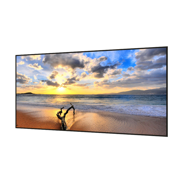 Yinzam 16 9 Fresnel Screen with Frame for Home Daylight, 3D 4K Full Ambient Light Rejecting All UST Projector Screens