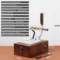 Presse à estamper à chaud Vinica, petite, manuelle, en cuir et laiton, pour articles en cuir, machine à embosser des logos personnalisés