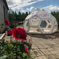 Tente à bulles gonflable location de fête maison de ballons tente à bulles dôme tente à bulles gonflable transparente maison de ballons à bulles