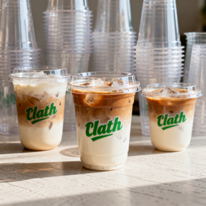 Custom Logo <b>Plastic</b> <b>Cups</b> to Go Milkshake Smoothie Boba Tea PET <b>Cup</b> Disposable <b>Plastic</b> Coffee <b>Cup</b> with Lids - Product Image 2