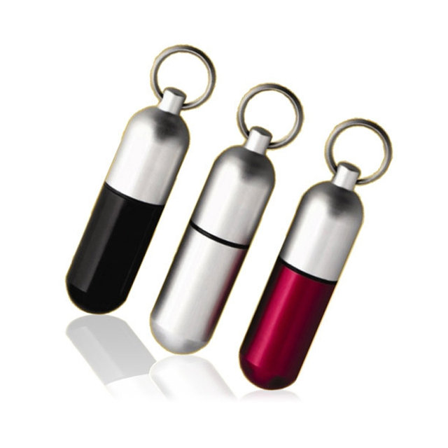 Factory Custom Pill Shape Bulk 8GB 16GB 32GB 64GB Custom Logo Usb Memory Pendrive 16GB Metal Mini Usb Flash Drive