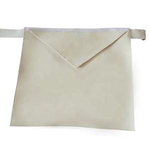 Delantal de piel de cordero blanca, delantal masónico de Regalia Plan, bordes de seda, Master Mason - Product Image 1