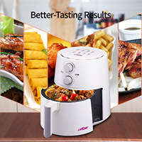 Friteuses à Air domestiques de 3,5 l, vente en gros, contrôle manuel de la température, friteuse électrique à Air profond et intelligent