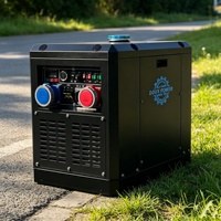 Générateur diesel à faible bruit 5/6/7/8KW, alimentation directe d'usine avec ATS AVR, monophasé 220V pour la maison, l'extérieur et les situations d'urgence
