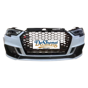 Installation sans dommages pour <span class=keywords><strong>Audi</strong></span> A3, S3, mise à niveau vers le kit de pare-chocs avant <span class=keywords><strong>RS3</strong></span>, pare-chocs avant, phares LED et calandre ; rigoureusement testé - Product Image 3