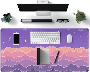 Grand tapis de bureau personnalisé antidérapant en caoutchouc naturel, tapis de souris pour jeux, tapis de souris par sublimation, confortable - Product Image 5