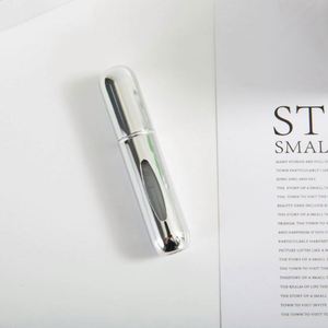 <b>Mini</b> 5Ml Aluminum Glass Atomizer Empty Travel <b>Spray</b> Refillable Fine Mist <b>Spray</b> <b>Bottle</b> Custom Color Custom Logo Essential Oils - Product Image 3
