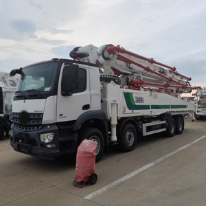 Camion pompe à flèche XS52 économe en carburant avec vanne de commutation rapide, hauteur de levage de 52 m pour les travaux de construction résidentielle et d'appartements - Product Image 1