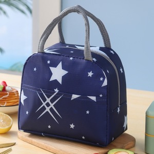 Sac à déjeuner en tissu Oxford à motif pastoral, sac isotherme portable, boîte à bento, porte-repas pour étudiants, sac pour employés de bureau - Product Image 1