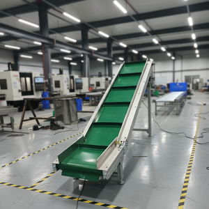 Nastro Trasportatore Inclinato in PVC con Sollevatore di Altezza, Velocità 50m/min, Design Durevole per la Movimentazione di Materiali Sfusi, Multitensione - Product Image 3