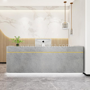 Mostrador <span class=keywords><strong>de</strong></span> Recepción <span class=keywords><strong>de</strong></span> Diseño Personalizado, Mostrador Frontal Moderno para Oficina con Luz LED, Muebles Comerciales, Estación <span class=keywords><strong>de</strong></span> <span class=keywords><strong>Trabajo</strong></span> para <span class=keywords><strong>Recepcionista</strong></span> - Product Image 4