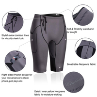 Pantalon de combinaison en néoprène personnalisé de 2mm pour hommes short grande taille respirant avec poche pour la plongée, la natation, le canoë, le surf