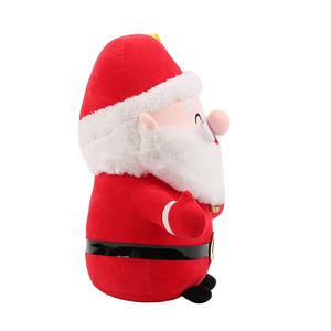 <span class=keywords><strong>Peluche</strong></span> géante Père Noël Kawaii, Poupée en <span class=keywords><strong>peluche</strong></span> douce de Noël, Grand coussin décoratif de Noël, <span class=keywords><strong>Peluche</strong></span> cadeau de fêtes pour la vente en gros - Product Image 3