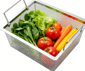 Panier égouttoir carré pour évier avec bol profond pour grande capacité - Product Image 3