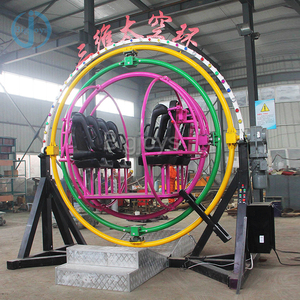 เครื่องเล่นเพื่อความสนุกที่น่าตื่นเต้นอุปกรณ์ยิมไจโรสโคปของมนุษย์ - Product Image 4