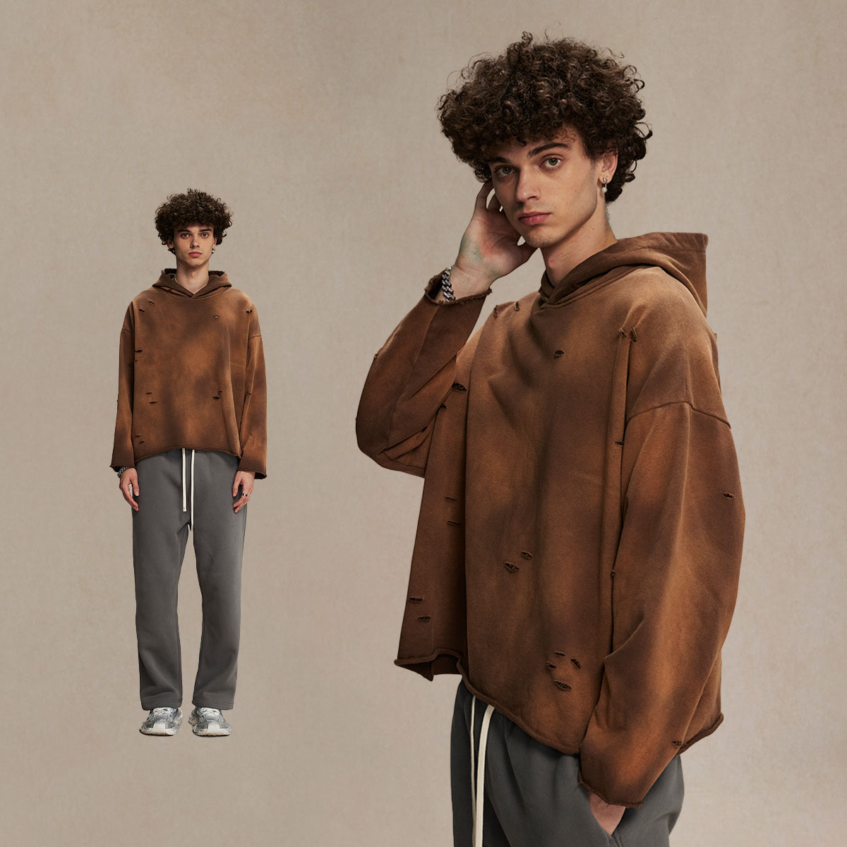 สีน้ำตาล