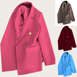 Boutique-Mode Damenblazer Elegante Koreanische Lässige Einfarbige Jacke mit Langen Ärmeln Bürodamen-Jacke Oberbekleidung - Product Image 2