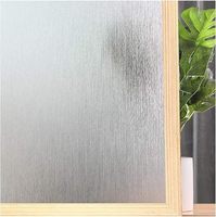 Matte Frosted Statische Fensterfolie, Klebefreie PVC-Undurchsichtige Fensterfolie für Haushaltsdekoration