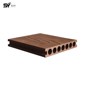 Planches de <span class=keywords><strong>terrasse</strong></span> en WPC imperméables pour l'extérieur - Revêtement composite écologique ignifuge antidérapant à emboîtement pour jardin et <span class=keywords><strong>terrasse</strong></span> - Product Image 1