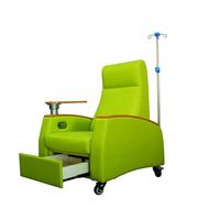 EU-MC575 de haute qualité hôpital perfusion médicale portable hôpital inclinable chaise lit transfusion chaise fabricant