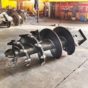 Foret conique spiralé personnalisé avec dents pour fondations de pieux et forage de roche, adapté aux plateformes de forage rotatives. - Product Image 2