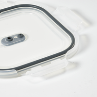 Boîte à lunch en verre portable personnalisée Récipient à bento de conservation des aliments au micro-ondes sans BPA pour le stockage des aliments au lave-vaisselle