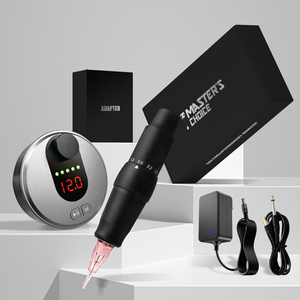Kit de Máquina de Tatuaje PMU con Interfaz RCA, 2.0mm 3.5mm, Voltaje Ajustable para Cejas y Labios, Microblading, Uso en Estudio de Belleza - Product Image 6