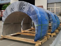 Couverture de bande transporteuse en métal durable JUXIN de haute qualité, en acier coloré, protection contre la poussière pour les industries de la construction