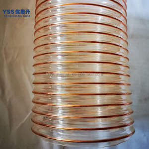 2 pouces pour le travail du bois Flexible PU Ventilation Vacuum Air Duct Hose Pu Steel Wire Pvc Duct Hose Manufacturers - Product Image 5