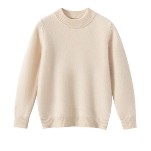 Jersey <span class=keywords><strong>de</strong></span> <span class=keywords><strong>lana</strong></span> 100% <span class=keywords><strong>para</strong></span> bebés y niños, suéter <span class=keywords><strong>de</strong></span> invierno <span class=keywords><strong>para</strong></span> niños y niñas, <span class=keywords><strong>Cuello</strong></span> medio alto, antibolitas, manga completa, Color sólido - Product Image 5