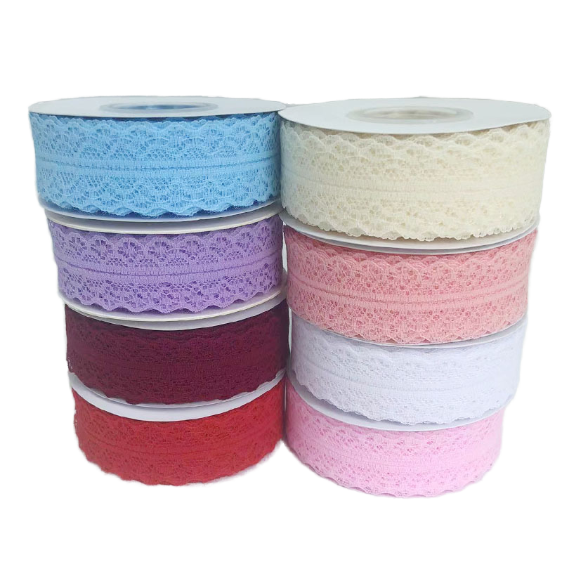 3cm Floral Satin Ribbon Hollow Lace Edge for Baking Cake Decoration DIY Embellishment Gift Christmas Halloween Easter Wedding