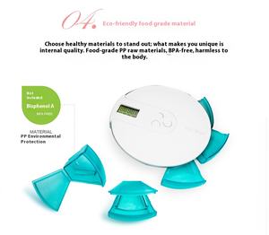 2025 थोक रंगीन गोल इलेक्ट्रॉनिक गोली बॉक्स पोर्टेबल स्मार्ट अनुस्मारक समारोह - Product Image 5