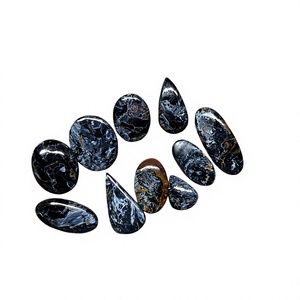 Gemas FAIJAN de Primera Calidad, Cabujón de Pietersita Azul con Patrón de Tormenta Natural, Piedra Preciosa Suelta al por Mayor para la Fabricación de Joyas, Rajasthan - Product Image 1
