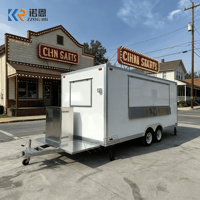 Camion de restauration mobile professionnel entièrement équipé pour cuisine commerciale, barbecue et traiteur