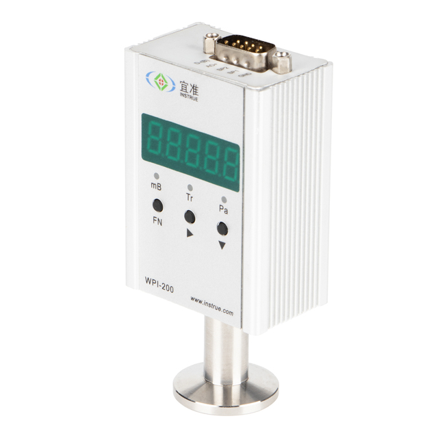 100000~0.1 Pa Fast Response Time Resistance Vacuum Meter WPI-200 Digital Display Pilani Vacuum Gauge for Vacuum Pump