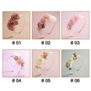 कोरियन फैशन ट्रेंड हेडबैंड ने लड़कियों के लिए ग्रीष्मकालीन प्यारा दैनिक बहुमुखी फूलों के बाल सामान थोक - Product Image 5