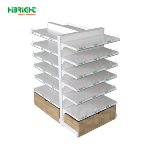 Estanterías Metálicas para Supermercados, Resistentes, de Doble Cara, para Exhibición en Tiendas de Abarrotes - Product Image 3