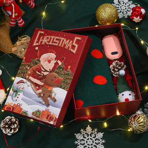 Boîte-cadeau de Noël en papier avec impression personnalisée du logo et boîtes d'emballage pour écharpe tasse thermos <span class=keywords><strong>Eve</strong></span> Apple avec couvercle - Product Image 4