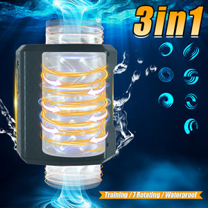 旋转自慰杯性玩具阴茎按摩男性自慰龟头振动器男性性玩具 - Product Image 2