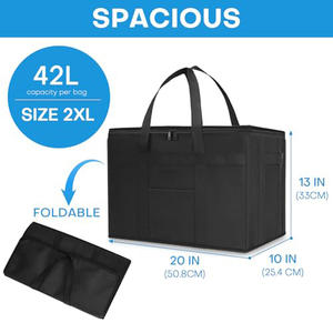 Conception personnalisée <span class=keywords><strong>sac</strong></span> <span class=keywords><strong>isotherme</strong></span> maintien au froid ou au chaud isolation feuille d'aluminium doublure étanche préparation de <span class=keywords><strong>repas</strong></span> sacs isothermes - Product Image 2