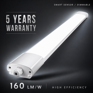 Plafonnier LED Tri-proof IP65 2FT à montage en surface, 16W, lumière linéaire 130lm/W avec garantie de 3 ans pour entrepôts - Product Image 1