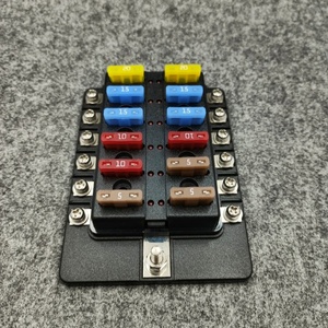 Porte-fusibles 8 voies/12 voies, bloc de fusibles à lame ATC/ATO avec voyants LED individuels, fusibles assortis, bornes de terre - Product Image 5