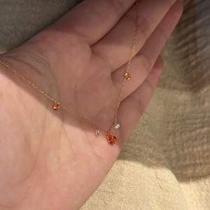 Collier vintage français rétro en argent pur S925 avec cristal blanc clair et chaîne de clavicule en forme de nez de cochon - Product Image 3