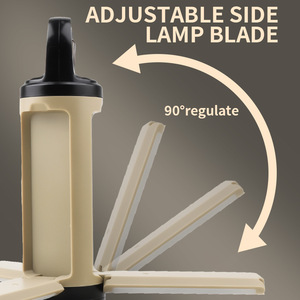 Lámpara de Camping Portátil Ly23, LED, Batería de 1200 mAh, Plegable a 90 Grados, Diseño de Tres Aspas, Uso en Emergencias al Aire Libre - Product Image 4