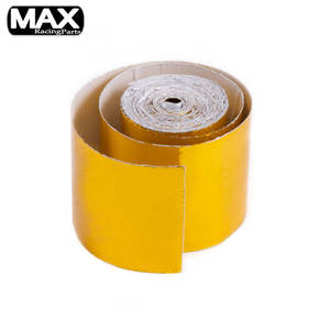 MAX Universal 10m Aislamiento reflectante Heat Shield Wrap Tape para coche Turbo Tubo de admisión Motor Gold Sliver-Nueva condición - Product Image 5